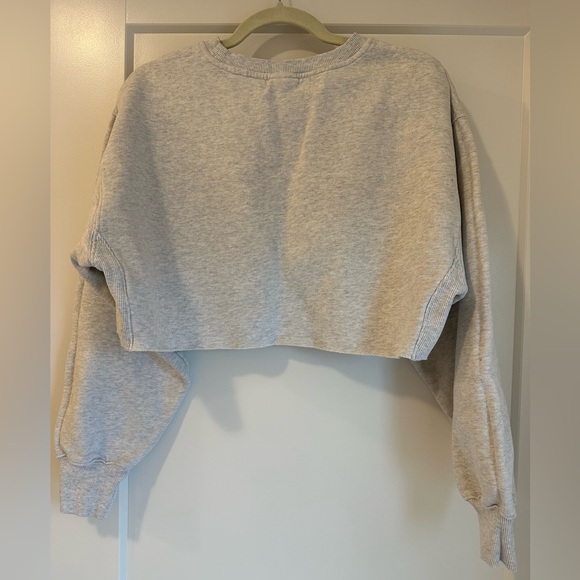 TNA Boyfriend Crew Sweatshirt cropped Small - Picture 4 of 5